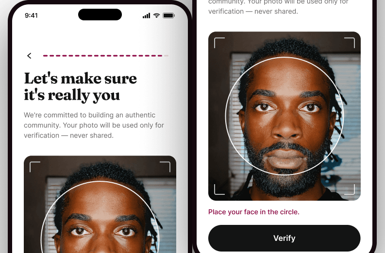 Safe, Verified & Private illustration